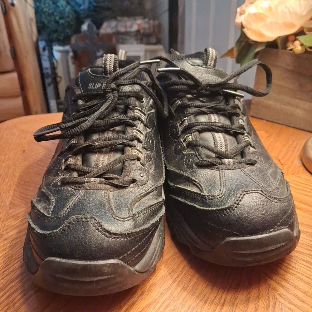 SKECHERS D'Lites Black Comfort Shoes Walking  11949 Womens Size 9.5 - Picture 3 of 15